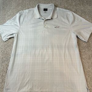 Greg Norman Collection Light Gray Polo Shirt